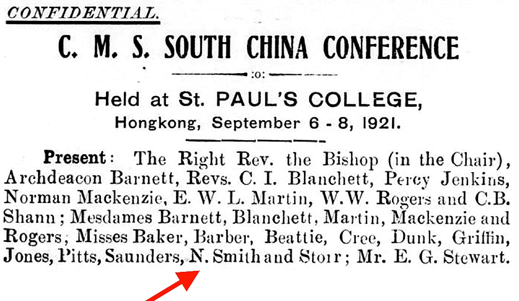 CMS South China Conference 1921